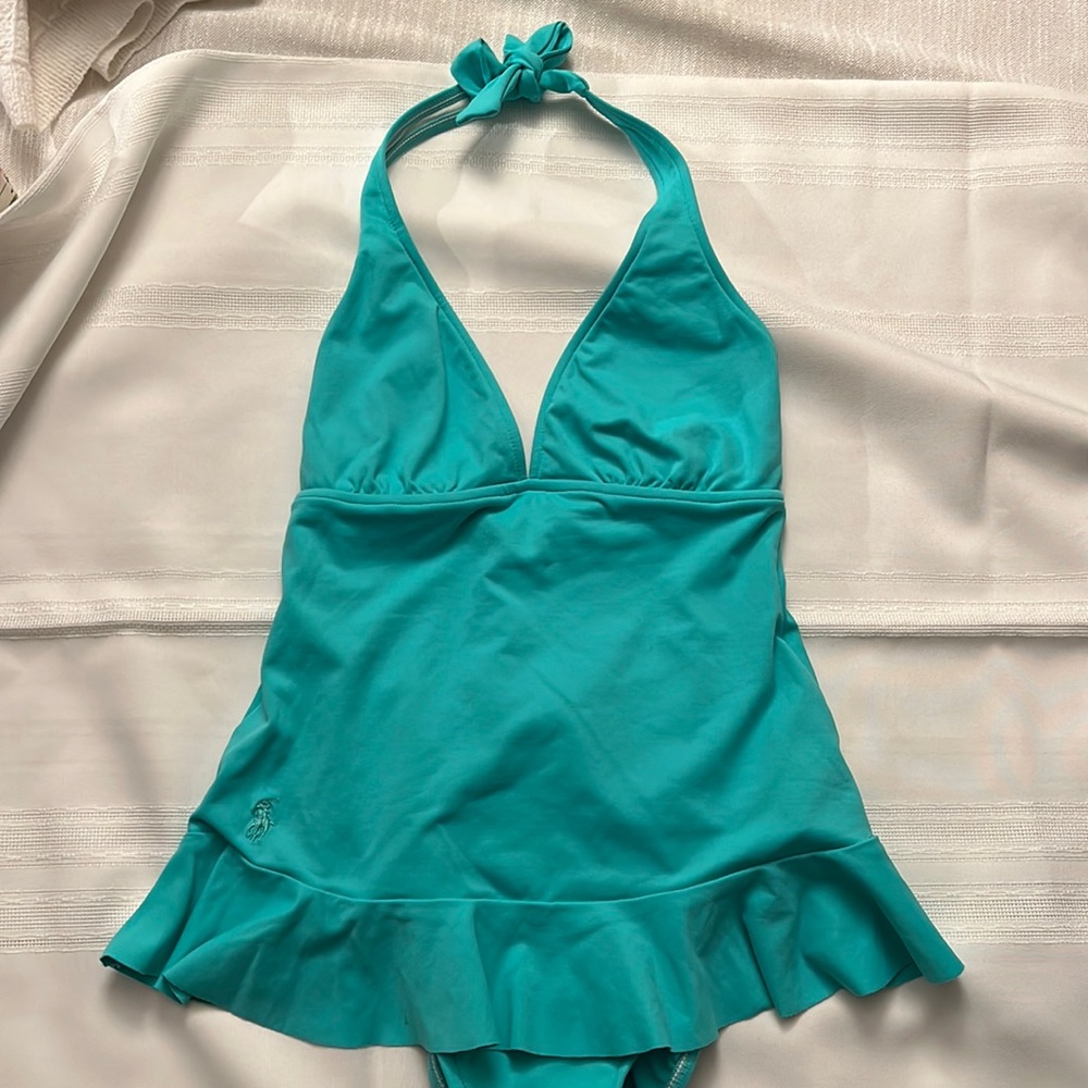 Ralph Lauren Teal Dress swimsuit